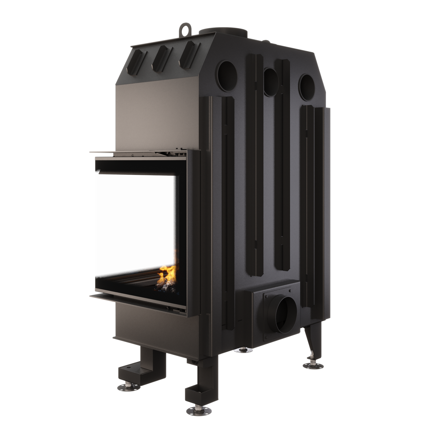 Șemineu SAVEN Energy 75х50х47 R ECO 15,1 kW Sticlă laterală dreapta