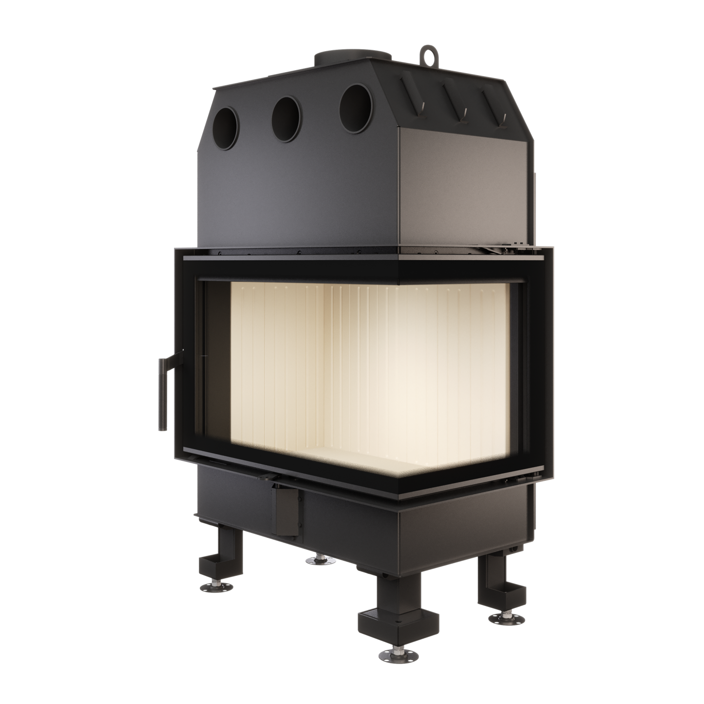 Șemineu SAVEN Energy 75х50х47 R ECO 15,1 kW Sticlă laterală dreapta