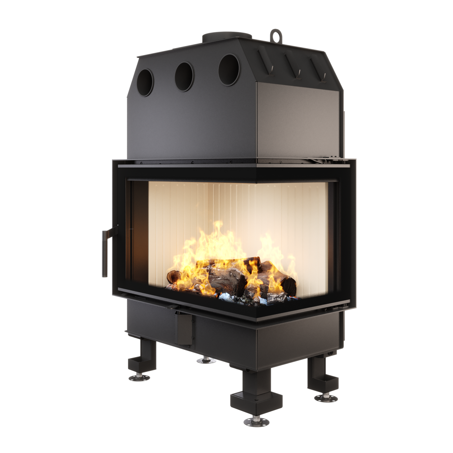 Șemineu SAVEN Energy 75х50х47 R ECO 15,1 kW Sticlă laterală dreapta
