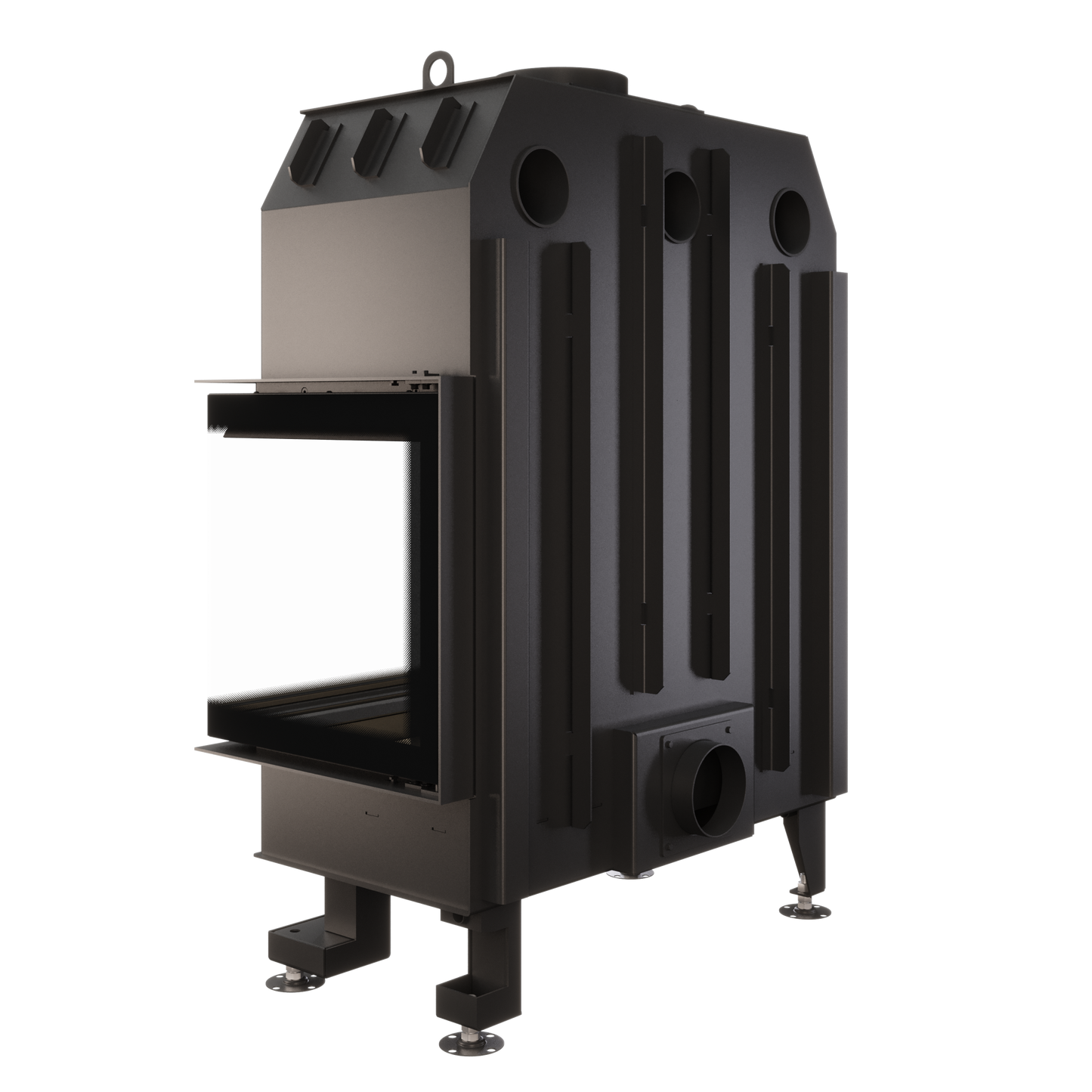 Șemineu SAVEN Energy 85х50х47 R ECO 22 kW Sticlă laterală dreapta