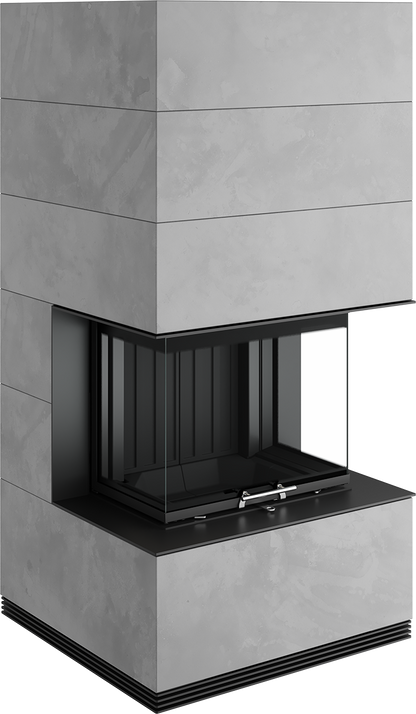Șemineu Modular SIM Arte 3RL-60h 1/3 - Design Elegant din Beton Aparent