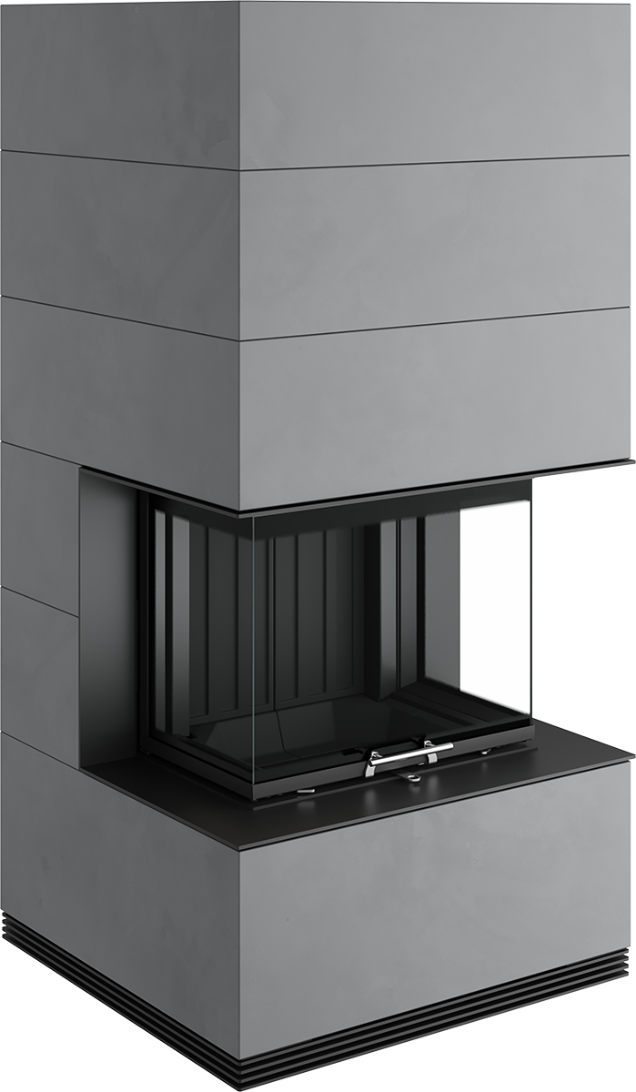 Șemineu Modular SIM Arte 3RL-60h 1/3 - Design Elegant din Beton Aparent
