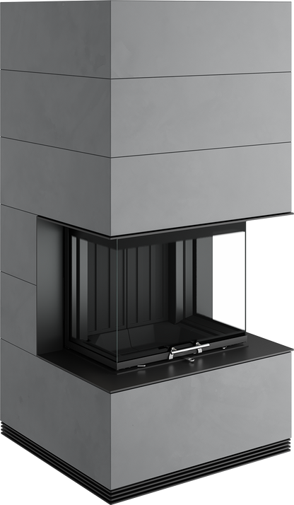 Șemineu Modular SIM Arte 3RL-60h 1/3 - Design Elegant din Beton Aparent
