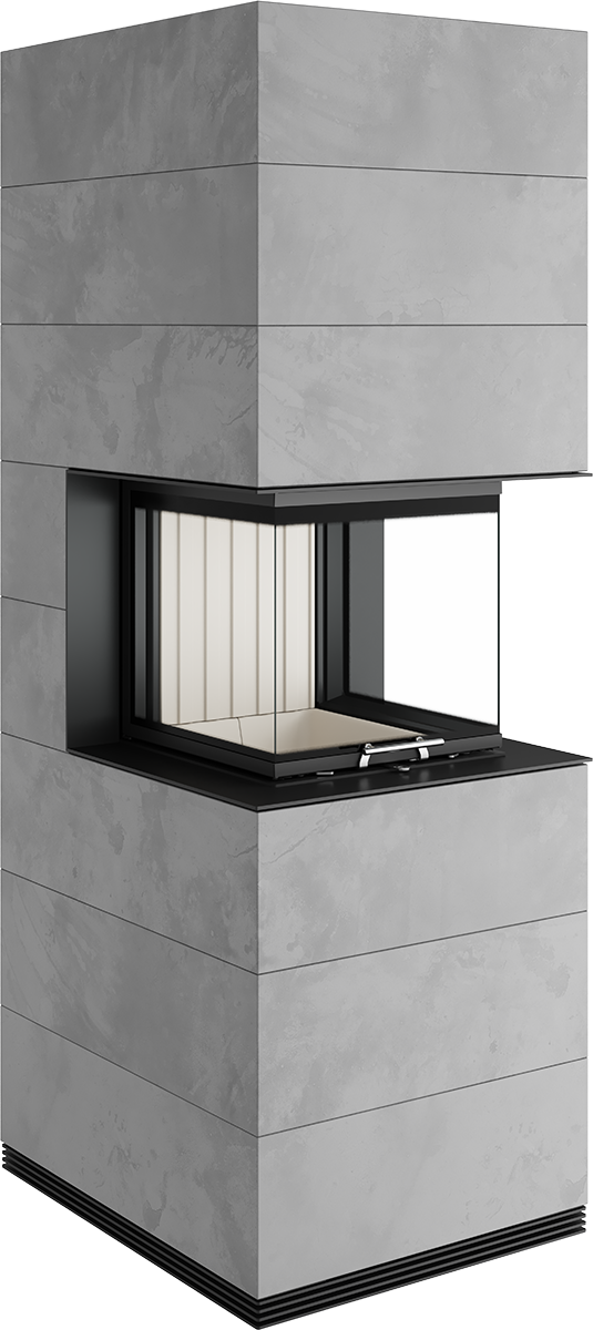 Semineu modular SIM Arte U-50h 3/3 Spartherm