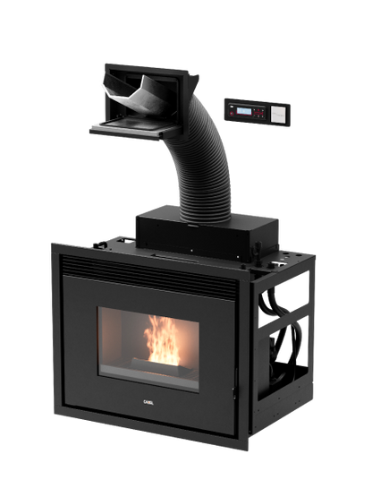 Focar pe peleti tip centrala Saturno 16kw