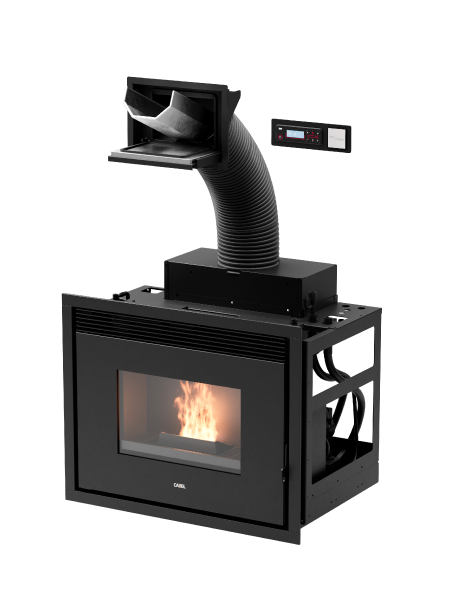 Focar pe peleti tip centrala Saturno 16kw