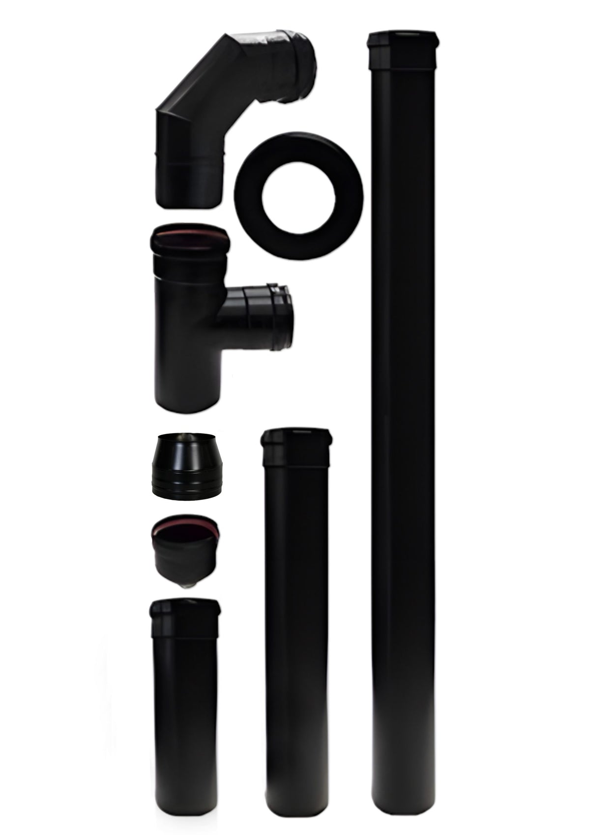 Kit racord din Inox pentru centrale peleti D 100mm
