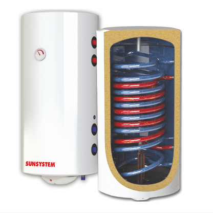 Sunsystem BB NL2 150L Thermoelectric Boiler, 3kW, Dual Coil
