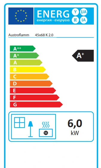Focar semineu Austroflam 45X68 K 2.0