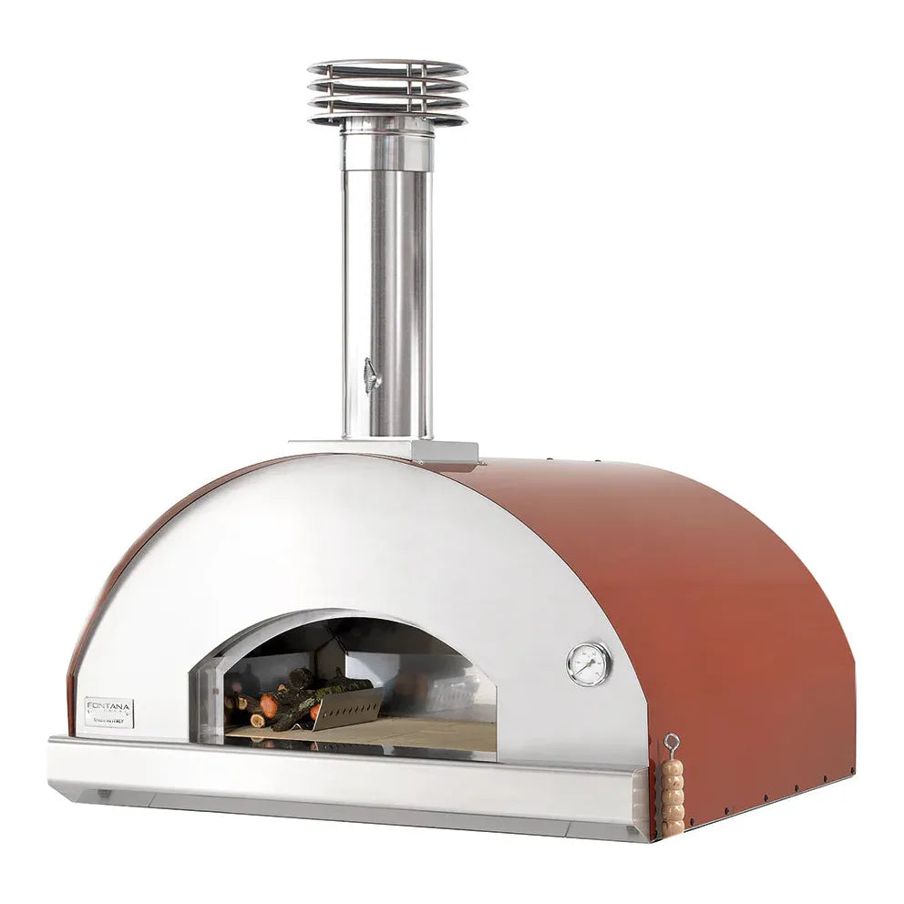 Cuptor pizza hibrid gaz si lemne Fontana Mangiafuoco Hybrid Build In Gas & Wood Pizza