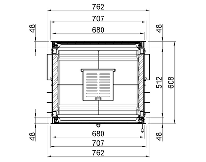 Focar semineu Spartherm Varia FD RLU pentru case pasive
