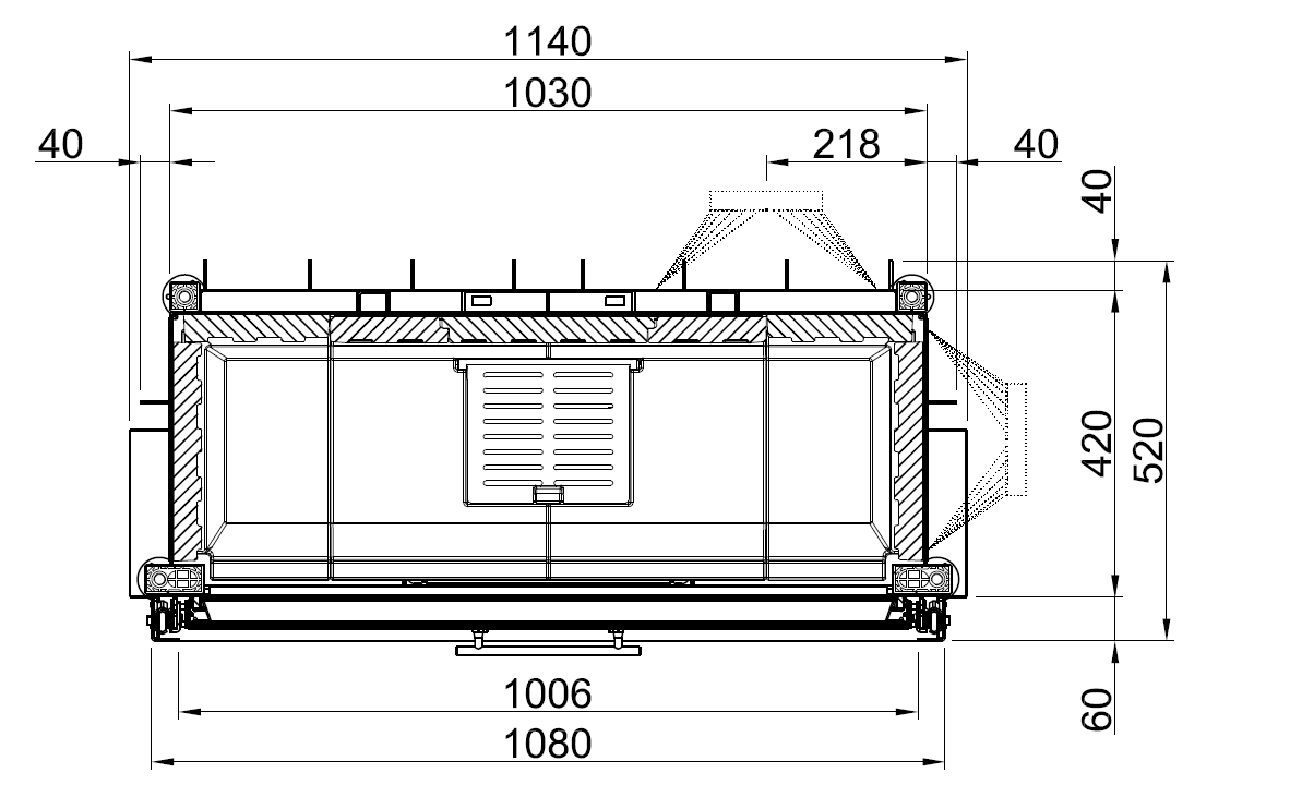 Focar semineu Spartherm Varia BH RLU pentru case pasive