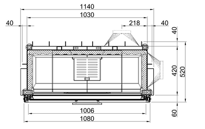 Focar semineu Spartherm Varia BH RLU pentru case pasive