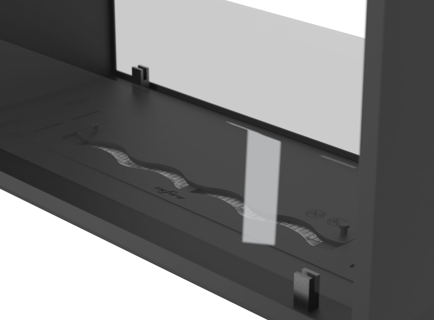 Șemineu cu bioetanol Infire 2 Side 1600 SLIM VERTICAL Rezervor 1,2 l