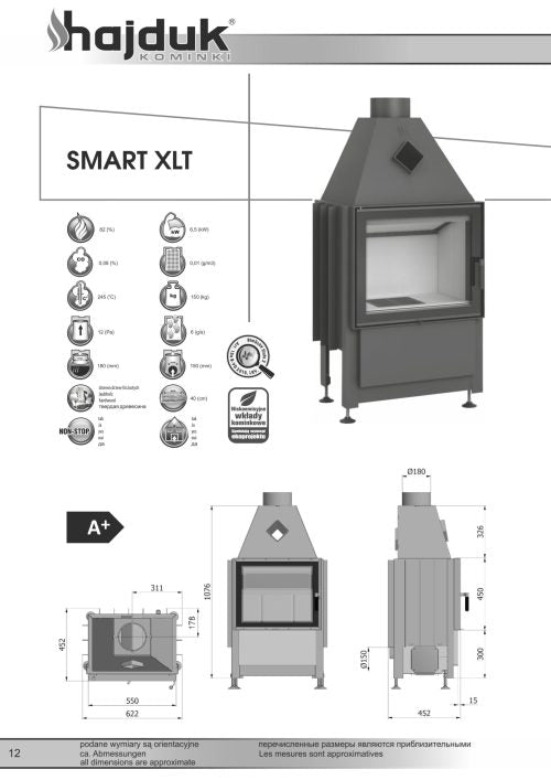 Focar semineu  Smart XLT Hajduk