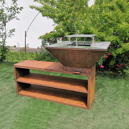 STEAKHOUSE - Grătar din oțel Corten | Vibrok fara baza