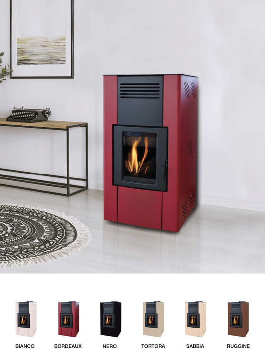 Șemineu Modern Betulla - Pelete și Combustibil Solid 10.8 kW - Eficiență Energetică