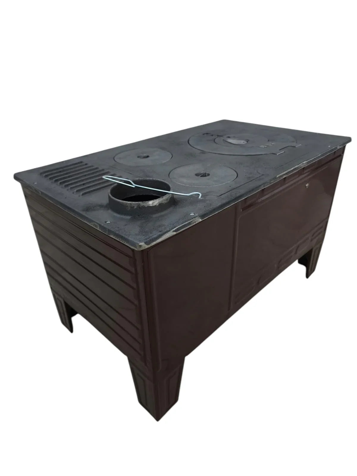 Aragaz FS-320 Maro Emailat - 50cm, Cu Cuptor Mare, Robust și Elegant