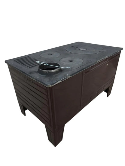 Aragaz FS-320 Maro Emailat - 50cm, Cu Cuptor Mare, Robust și Elegant