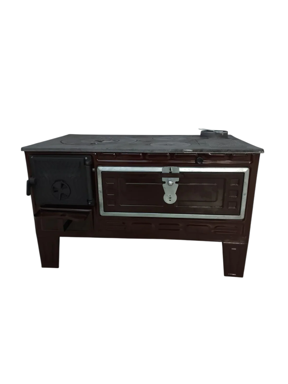 Aragaz FS-320 Maro Emailat - 50cm, Cu Cuptor Mare, Robust și Elegant