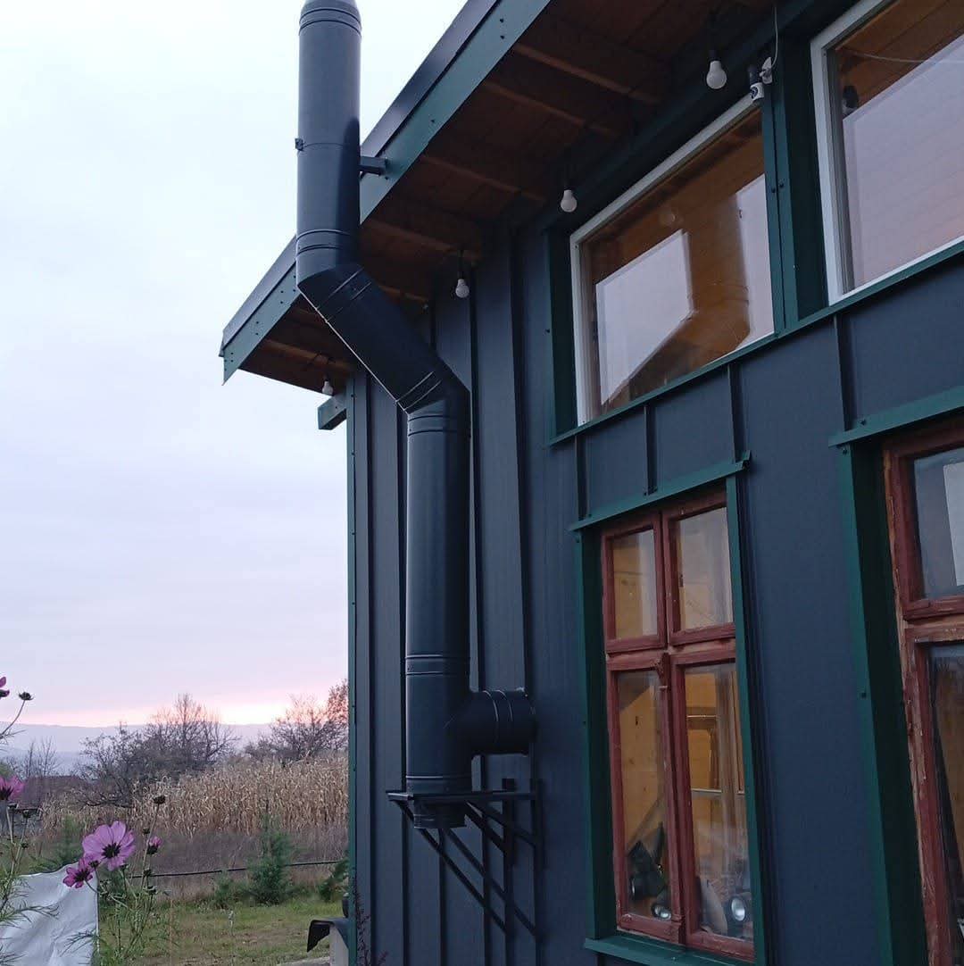 Configurator Cos de fum inox izolat