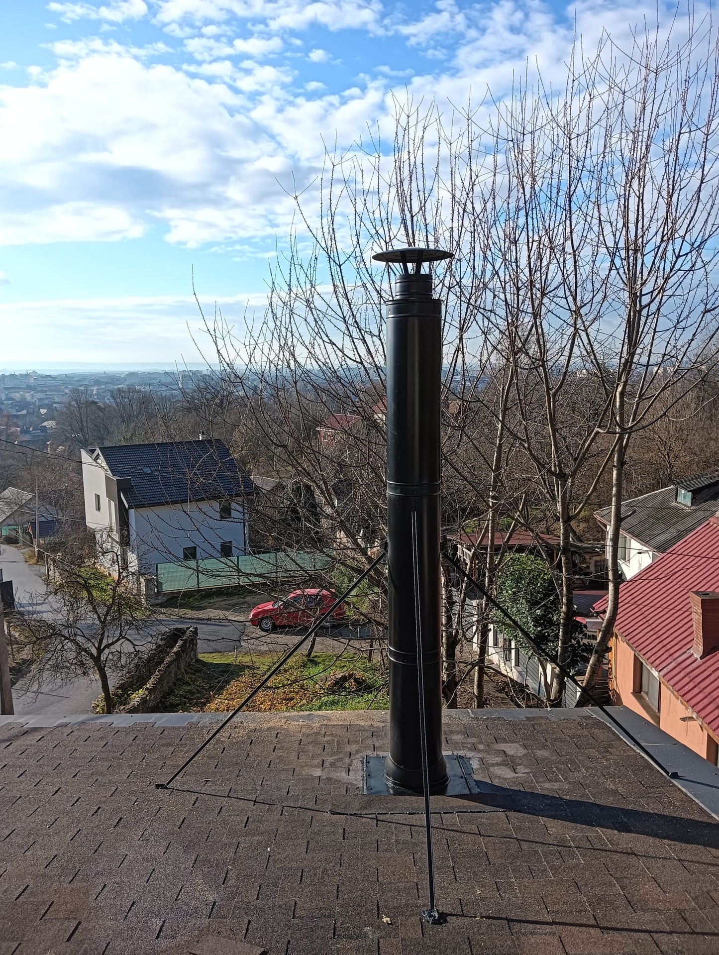 Configurator Cos de fum inox izolat