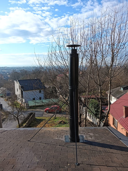 Configurator Cos de fum inox izolat