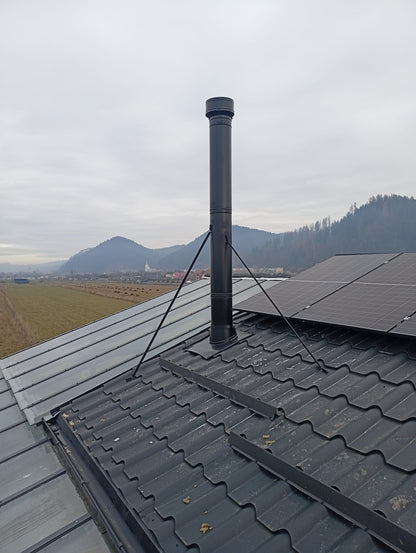 Configurator Cos de fum inox izolat