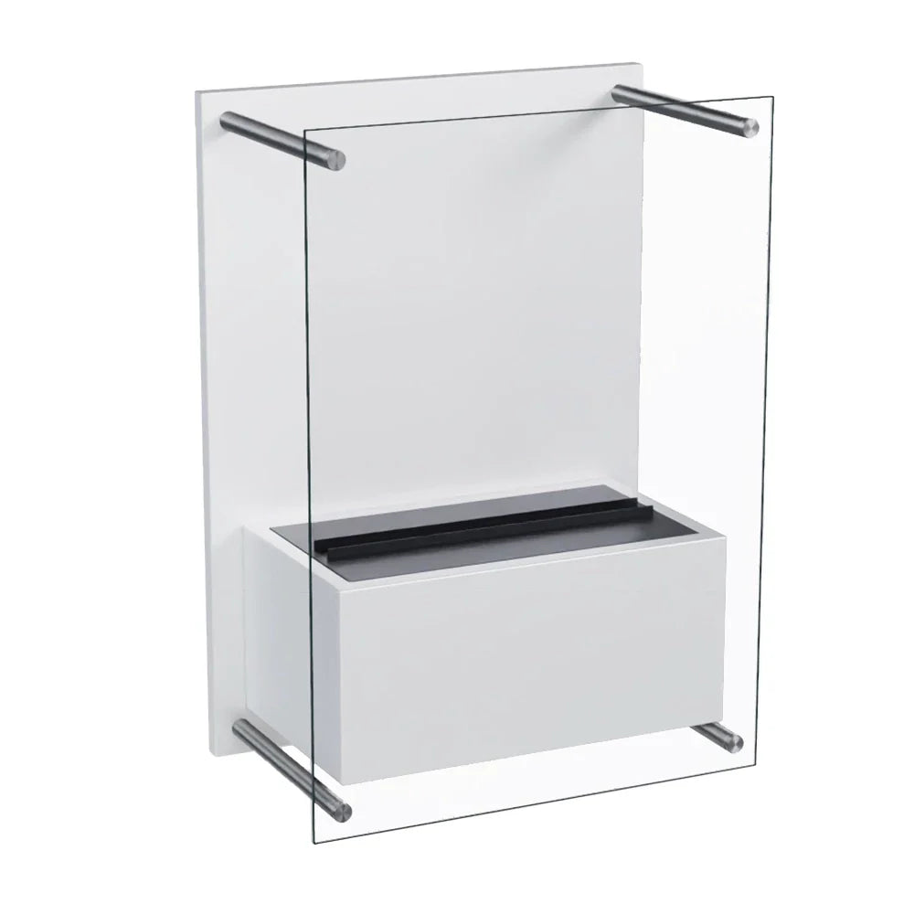 Șemineu Electric Yosemite ScandiFlames, Montat pe Perete, Alb, Tehnologie Opti-Myst cu Aburi de Apă