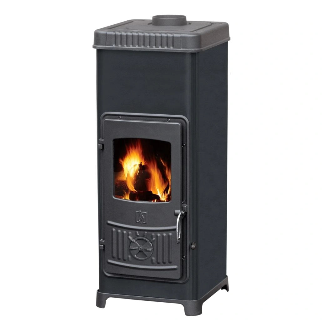 Soba de fonta cu plita DORA 10 N Negru - 7.2kW