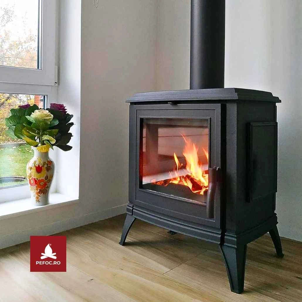 Soba fonta Sedan + Vermiculita S 5-7.5kW - Antracit