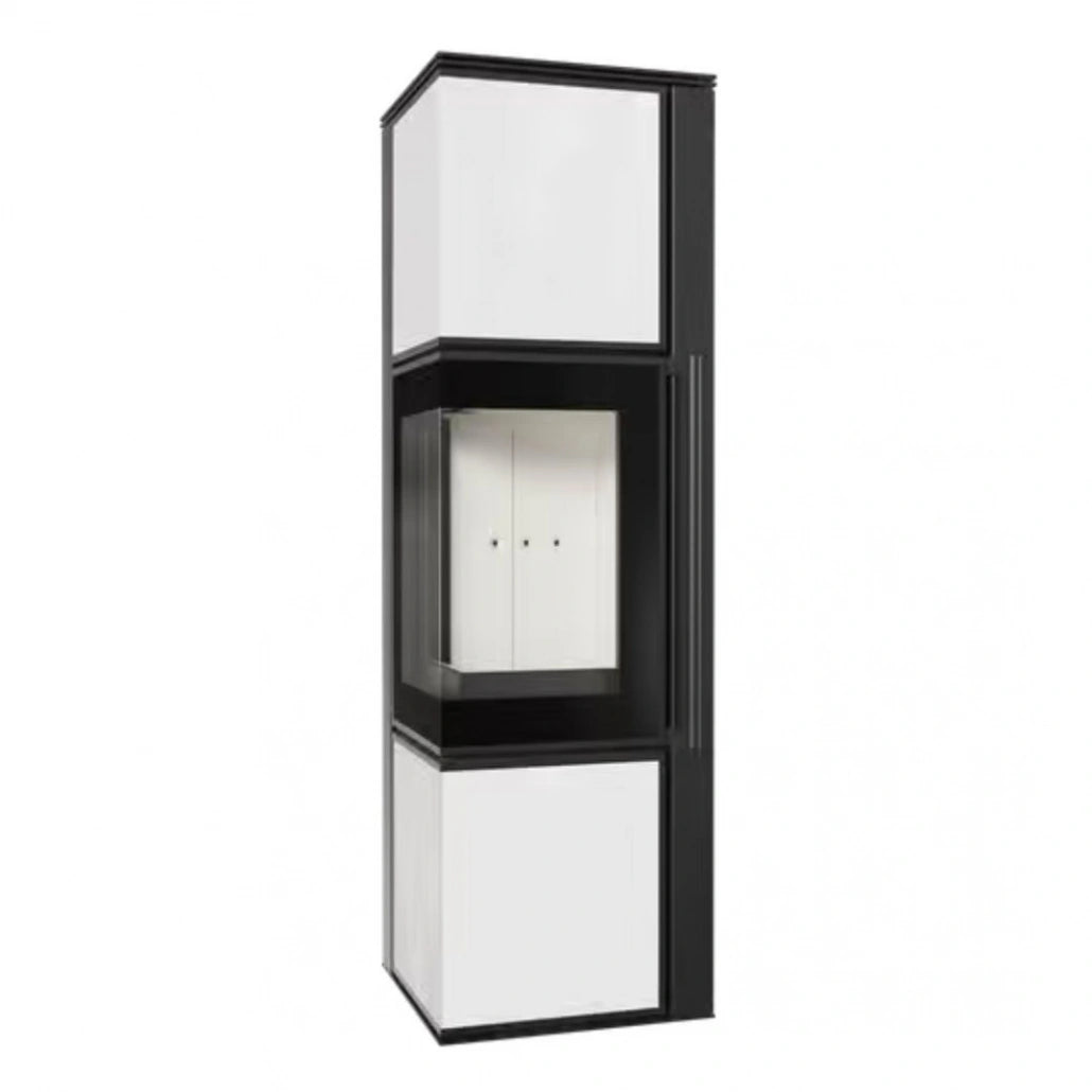 Soba Tora M 8-11kW - Panou alb de sticla