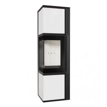 Soba Tora M 8-11kW - Panou alb de sticla