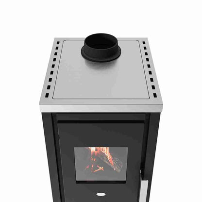 Soba cu plita Sandra 6-7kw - Nero