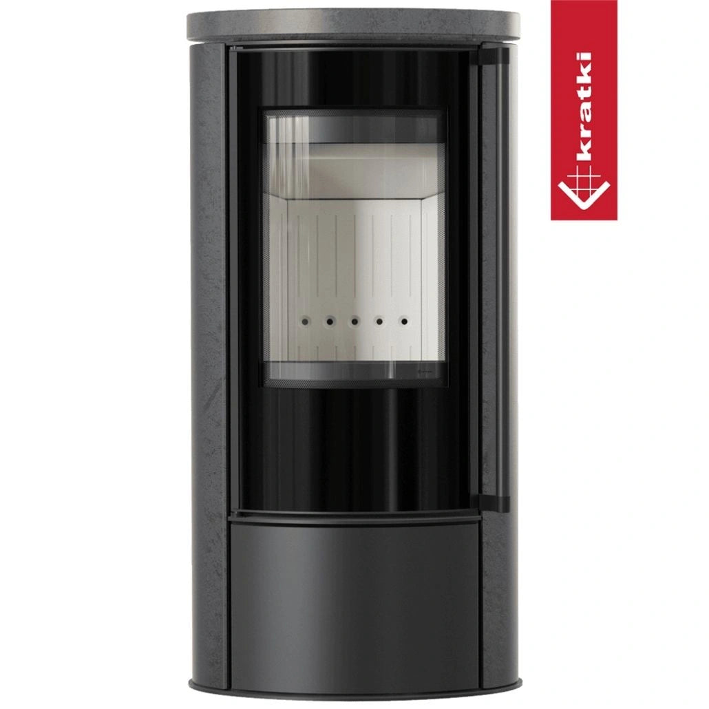 Soba Erik 5.5kW ceramica Grafite Satin