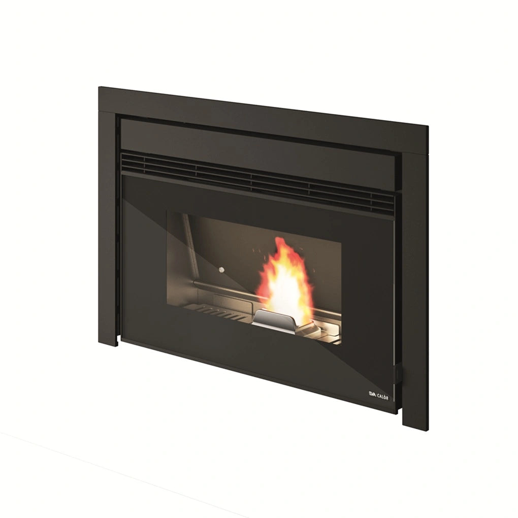 Focar peleti NICO 5-12.4 kW - cu 3 ventilatoare si distributie de aer