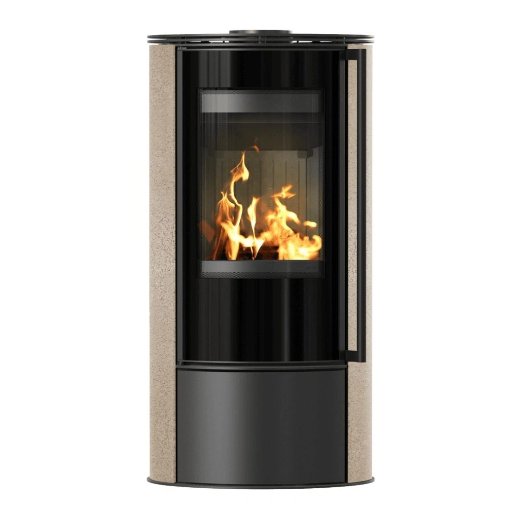 Soba Erik 5.5kW Gold Satin - samota neagra