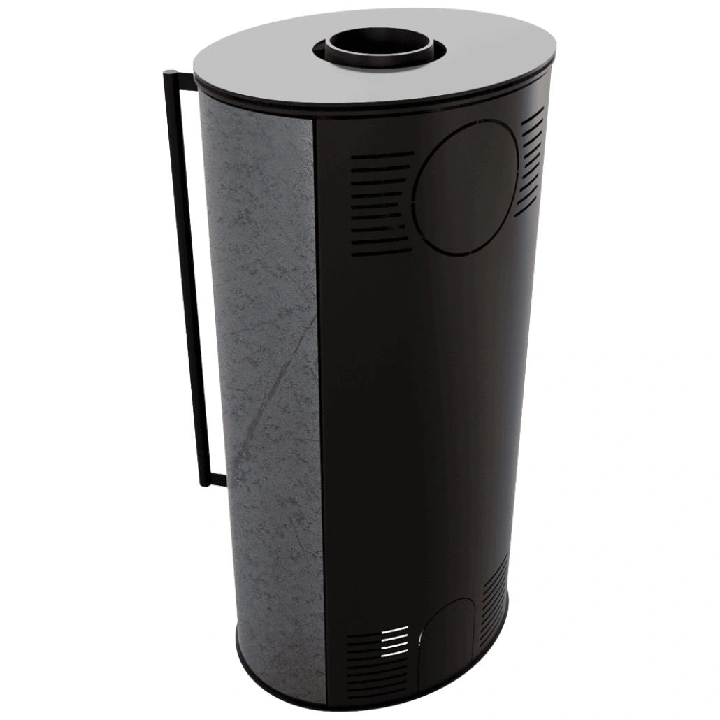 Soba Erik 5.5kW Grafite Satin - samota neagra