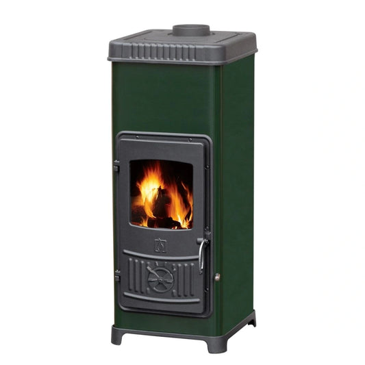Sobă de fontă cu plită DORA 10 N Verde - 7.2kW