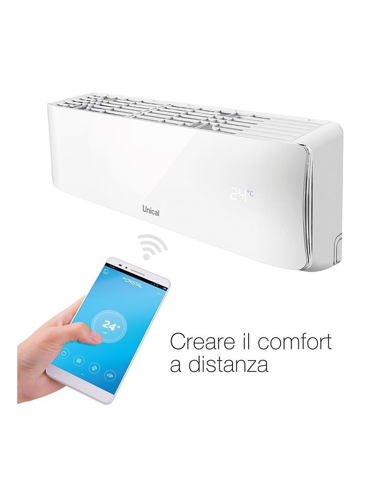 Aer Condiționat airCRISTAL KMUN 24H - 24000 BTU, Inverter, Clasa A++