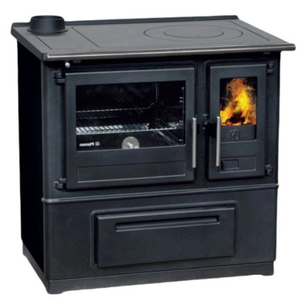 Soba de gatit SL85 negru cu plita si cuptor - 8kW - racord stanga