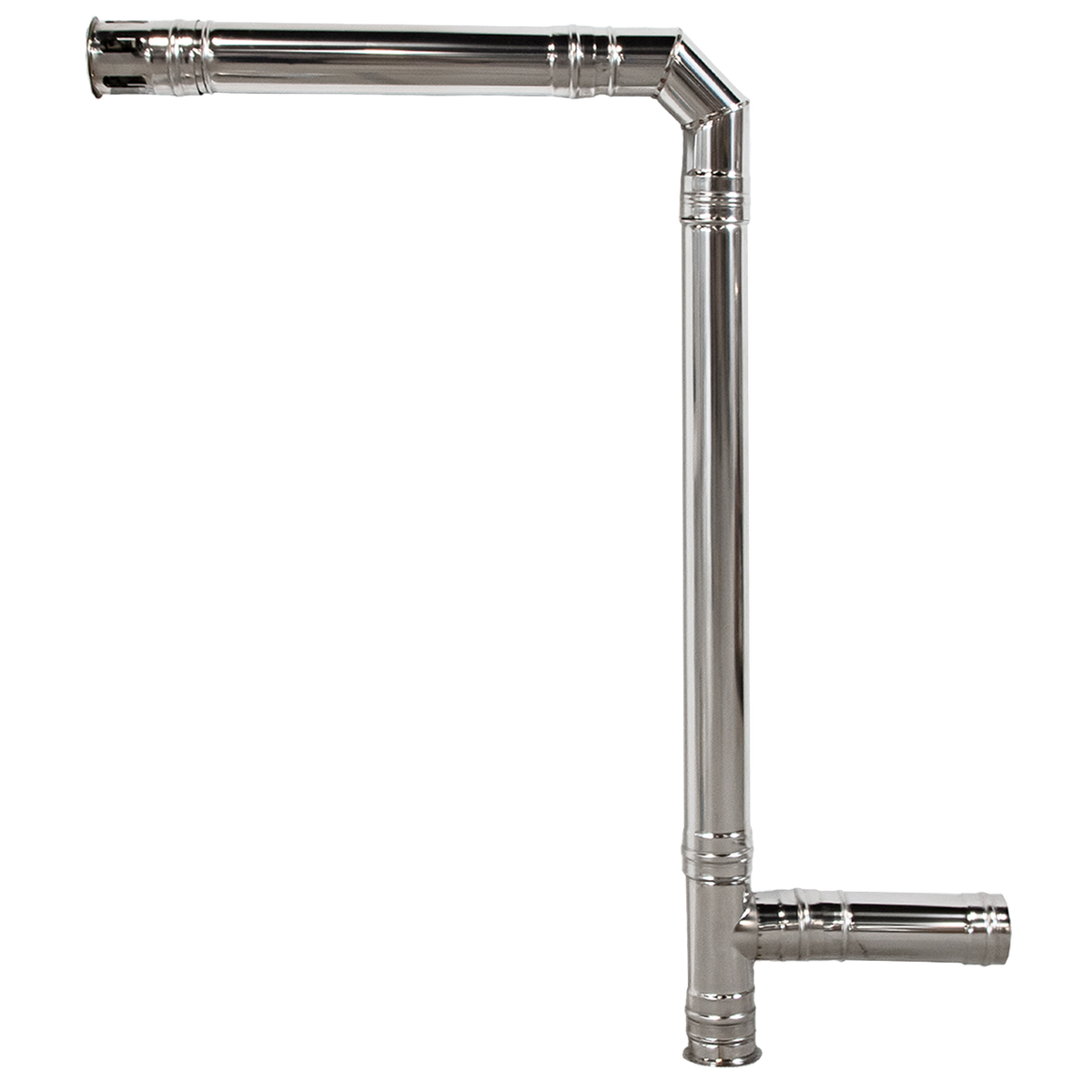 Kit racord din Inox pentru centrale peleti D 100mm