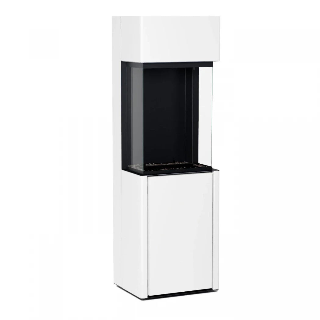 Arcticon - Șemineu Bio cu Telecomandă, Alb - Design Modern și Eficiență Energetică