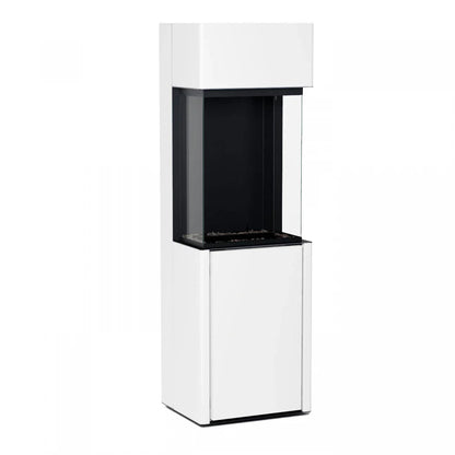 Arcticon - Șemineu Bio cu Telecomandă, Alb - Design Modern și Eficiență Energetică