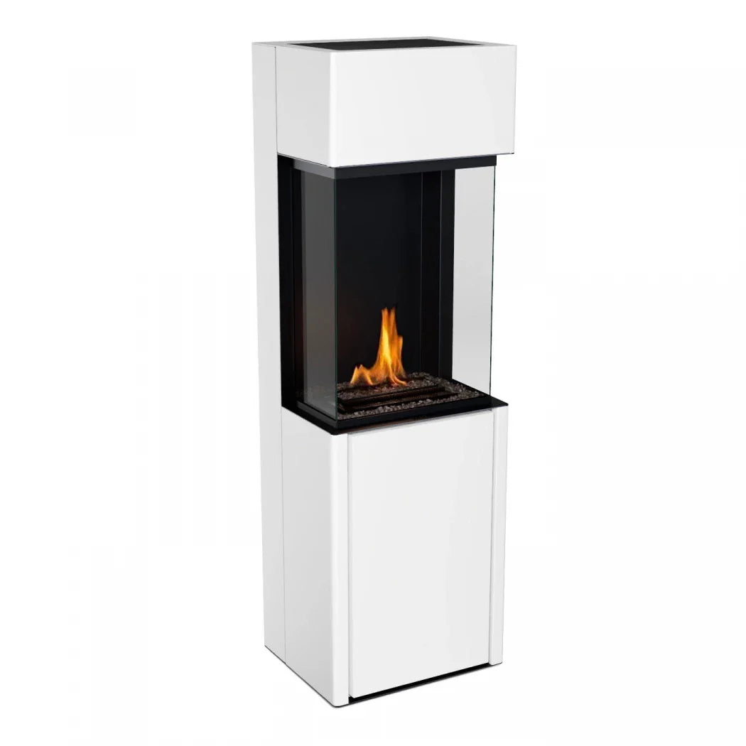 Arcticon - Șemineu Bio cu Telecomandă, Alb - Design Modern și Eficiență Energetică