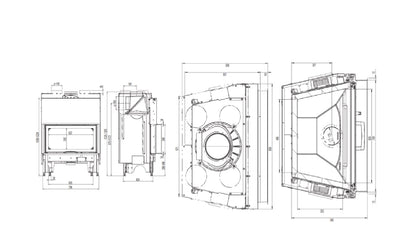 Focar semineu focar semineu 75x39 s 2 0 austroflamm