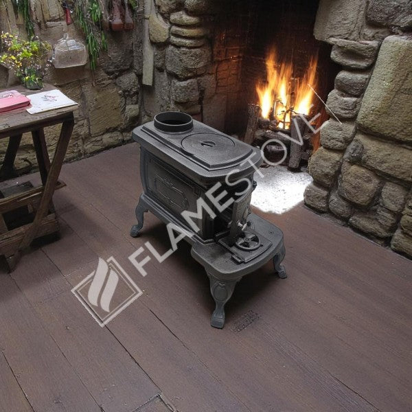 FS-059 - Sobă din Fontă Franceză, Cazan de Căldură Nostalgic