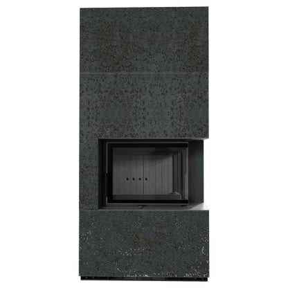 Flotek BOX 8 kW OXIDE NERO Sticla Dreapta - Samota Neagra