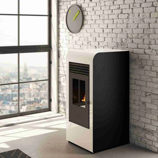 SOBA PE PELETI 9,5KW - GIADA SNOW