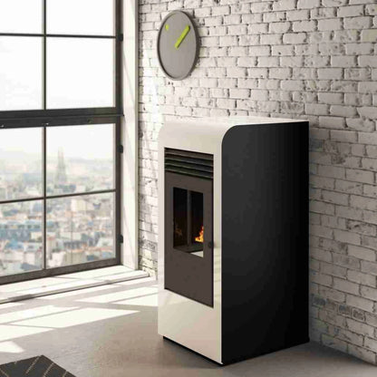 SOBA PE PELETI 2.5-9.5 KW - GIADA SNOW